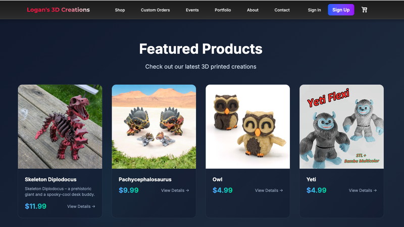 Logan's 3D Creations screenshot