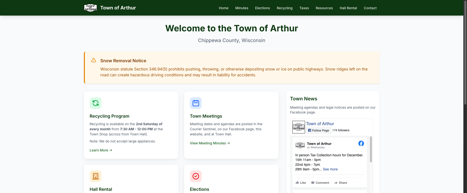Town of Arthur