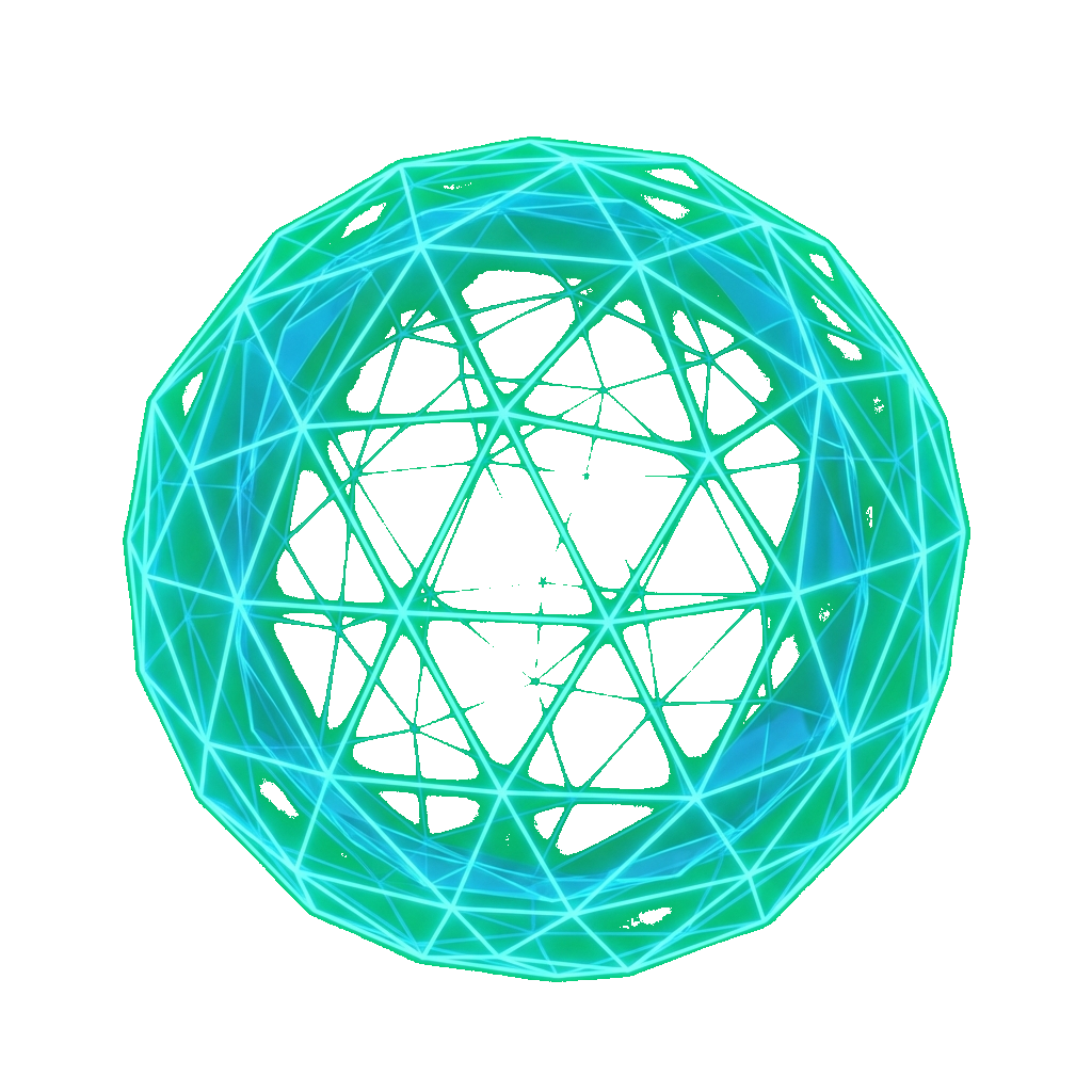 Decorative geometric shape